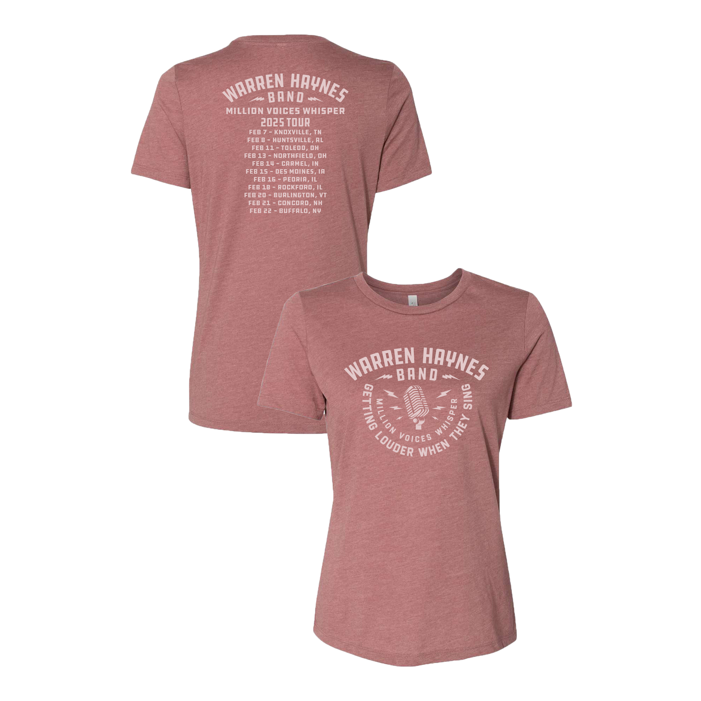 MVW February 2025 Women's Tour Tee