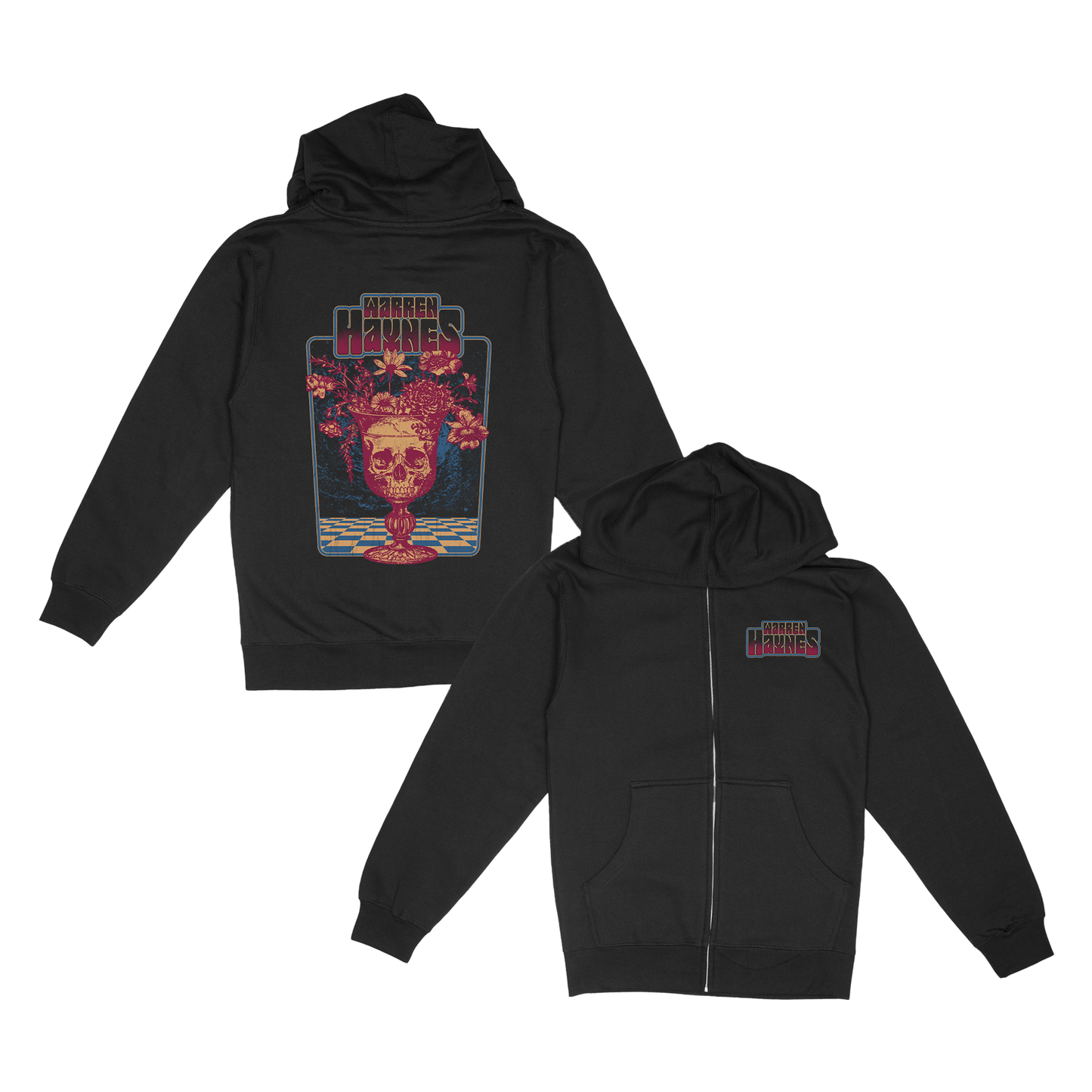 Skull Zip Hoodie