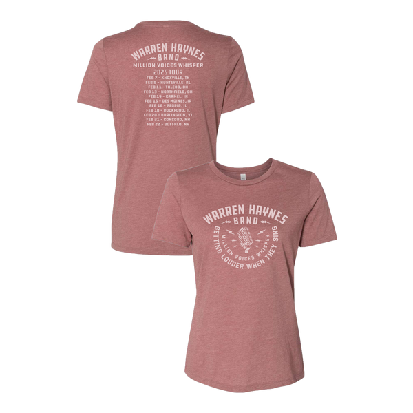 MVW February 2025 Women's Tour Tee – Warren Haynes