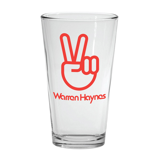 Peace Sign Pint Glass